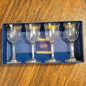 Crystal 4-pc stemware set